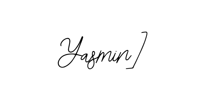Use a signature maker to create a handwritten signature online. With this signature software, you can design (Bearetta-2O07w) your own signature for name Yasmin]. Yasmin] signature style 12 images and pictures png