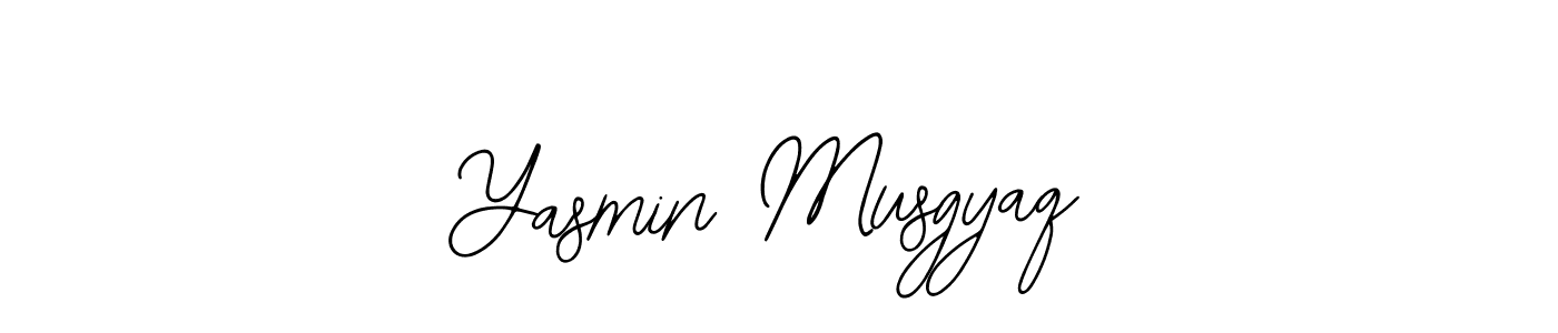 Make a short Yasmin Musgyaq signature style. Manage your documents anywhere anytime using Bearetta-2O07w. Create and add eSignatures, submit forms, share and send files easily. Yasmin Musgyaq signature style 12 images and pictures png