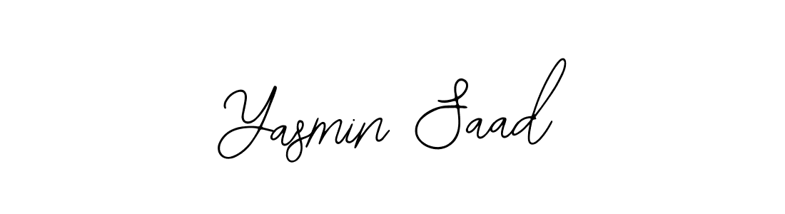 This is the best signature style for the Yasmin Saad name. Also you like these signature font (Bearetta-2O07w). Mix name signature. Yasmin Saad signature style 12 images and pictures png