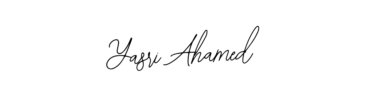 Create a beautiful signature design for name Yasri Ahamed. With this signature (Bearetta-2O07w) fonts, you can make a handwritten signature for free. Yasri Ahamed signature style 12 images and pictures png