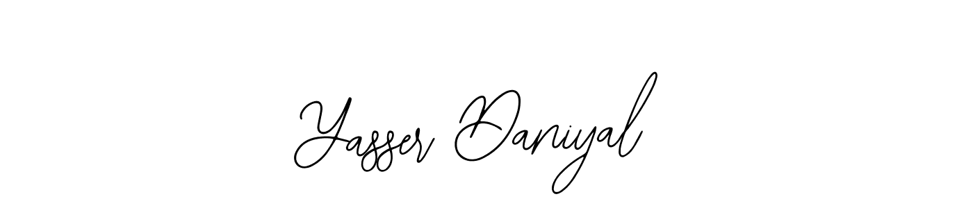 Similarly Bearetta-2O07w is the best handwritten signature design. Signature creator online .You can use it as an online autograph creator for name Yasser Daniyal. Yasser Daniyal signature style 12 images and pictures png