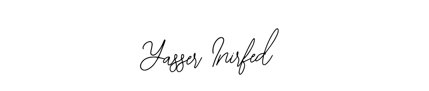 Make a beautiful signature design for name Yasser Inirfed. Use this online signature maker to create a handwritten signature for free. Yasser Inirfed signature style 12 images and pictures png