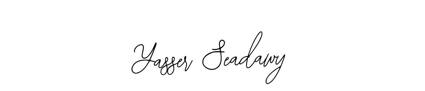 Make a beautiful signature design for name Yasser Seadawy. With this signature (Bearetta-2O07w) style, you can create a handwritten signature for free. Yasser Seadawy signature style 12 images and pictures png