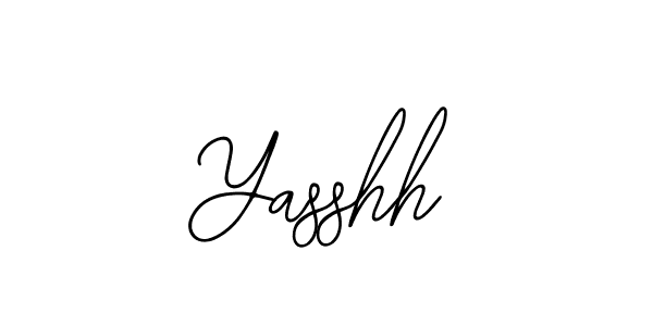 How to make Yasshh name signature. Use Bearetta-2O07w style for creating short signs online. This is the latest handwritten sign. Yasshh signature style 12 images and pictures png