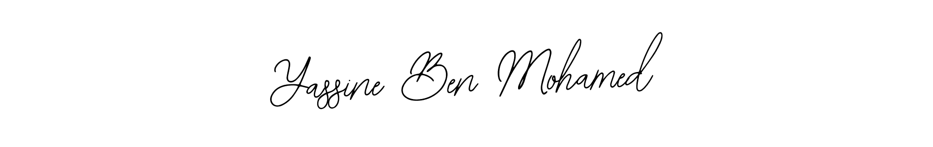 The best way (Bearetta-2O07w) to make a short signature is to pick only two or three words in your name. The name Yassine Ben Mohamed include a total of six letters. For converting this name. Yassine Ben Mohamed signature style 12 images and pictures png
