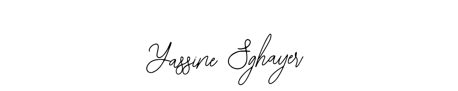 How to make Yassine Sghayer signature? Bearetta-2O07w is a professional autograph style. Create handwritten signature for Yassine Sghayer name. Yassine Sghayer signature style 12 images and pictures png