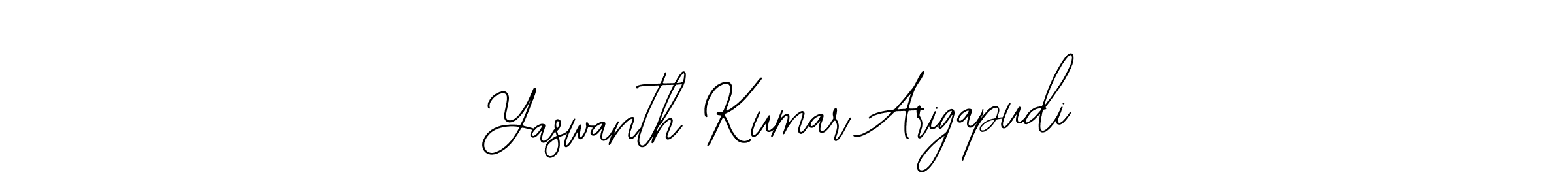Make a beautiful signature design for name Yaswanth Kumar Arigapudi. With this signature (Bearetta-2O07w) style, you can create a handwritten signature for free. Yaswanth Kumar Arigapudi signature style 12 images and pictures png