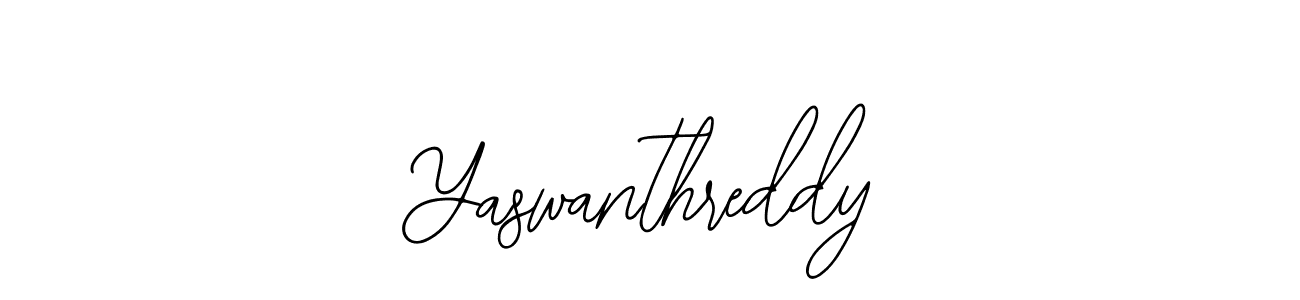 Design your own signature with our free online signature maker. With this signature software, you can create a handwritten (Bearetta-2O07w) signature for name Yaswanthreddy. Yaswanthreddy signature style 12 images and pictures png