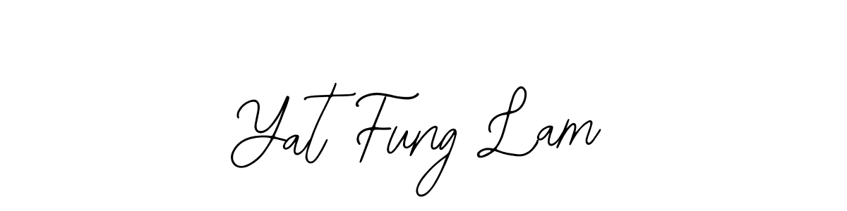 How to make Yat Fung Lam name signature. Use Bearetta-2O07w style for creating short signs online. This is the latest handwritten sign. Yat Fung Lam signature style 12 images and pictures png