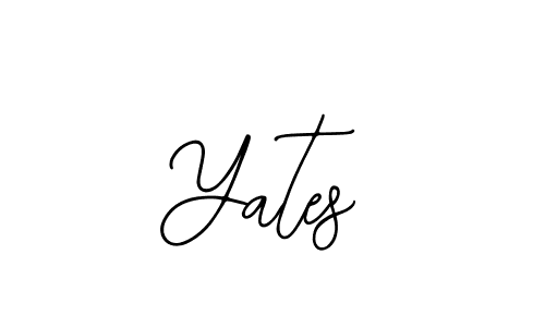 You should practise on your own different ways (Bearetta-2O07w) to write your name (Yates) in signature. don't let someone else do it for you. Yates signature style 12 images and pictures png