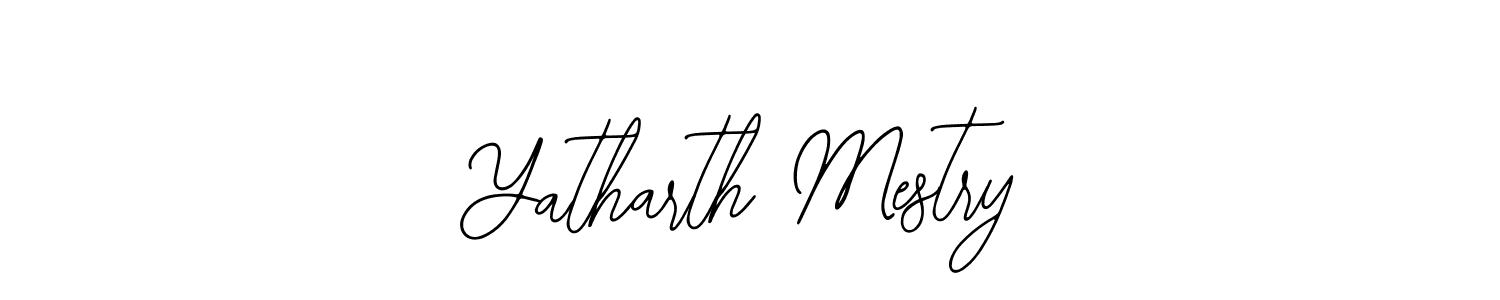 if you are searching for the best signature style for your name Yatharth Mestry. so please give up your signature search. here we have designed multiple signature styles  using Bearetta-2O07w. Yatharth Mestry signature style 12 images and pictures png