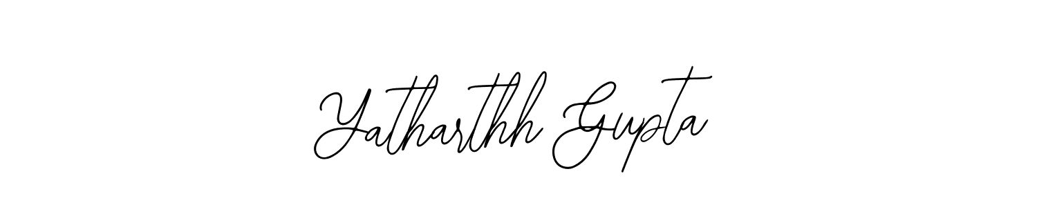 It looks lik you need a new signature style for name Yatharthh Gupta. Design unique handwritten (Bearetta-2O07w) signature with our free signature maker in just a few clicks. Yatharthh Gupta signature style 12 images and pictures png