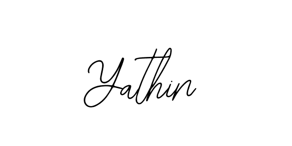 Also we have Yathin name is the best signature style. Create professional handwritten signature collection using Bearetta-2O07w autograph style. Yathin signature style 12 images and pictures png