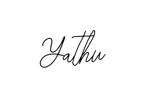 Design your own signature with our free online signature maker. With this signature software, you can create a handwritten (Bearetta-2O07w) signature for name Yathu. Yathu signature style 12 images and pictures png