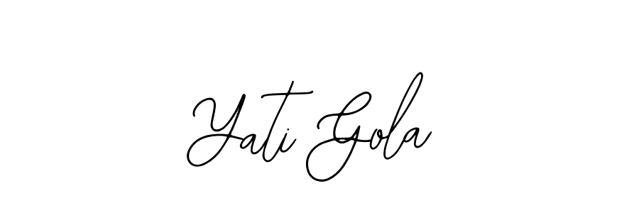 This is the best signature style for the Yati Gola name. Also you like these signature font (Bearetta-2O07w). Mix name signature. Yati Gola signature style 12 images and pictures png