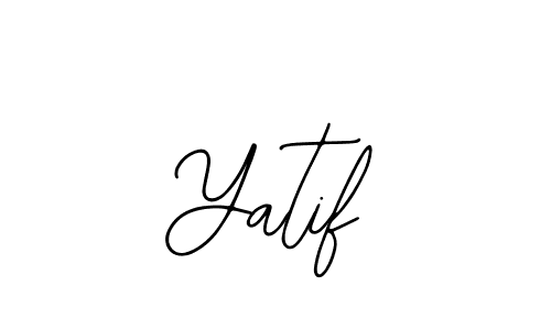 Make a beautiful signature design for name Yatif. With this signature (Bearetta-2O07w) style, you can create a handwritten signature for free. Yatif signature style 12 images and pictures png