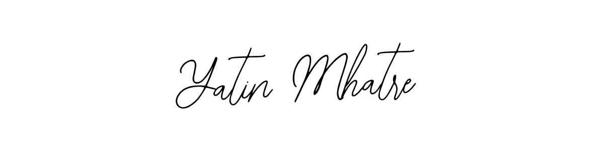 The best way (Bearetta-2O07w) to make a short signature is to pick only two or three words in your name. The name Yatin Mhatre include a total of six letters. For converting this name. Yatin Mhatre signature style 12 images and pictures png