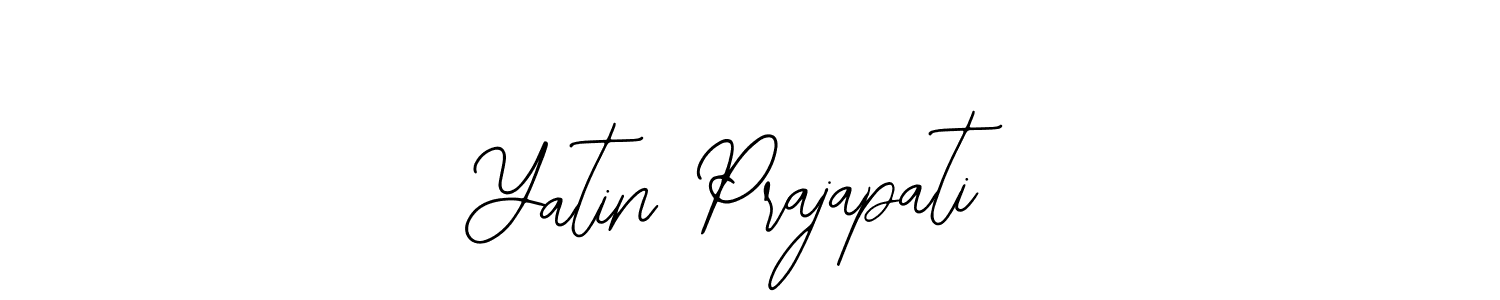 Also we have Yatin Prajapati name is the best signature style. Create professional handwritten signature collection using Bearetta-2O07w autograph style. Yatin Prajapati signature style 12 images and pictures png