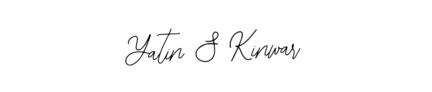 This is the best signature style for the Yatin S Kinwar name. Also you like these signature font (Bearetta-2O07w). Mix name signature. Yatin S Kinwar signature style 12 images and pictures png