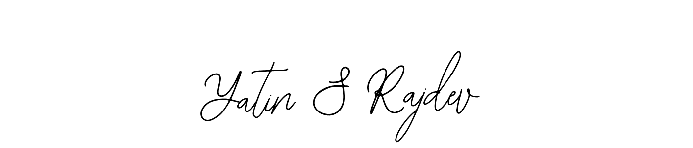 Bearetta-2O07w is a professional signature style that is perfect for those who want to add a touch of class to their signature. It is also a great choice for those who want to make their signature more unique. Get Yatin S Rajdev name to fancy signature for free. Yatin S Rajdev signature style 12 images and pictures png
