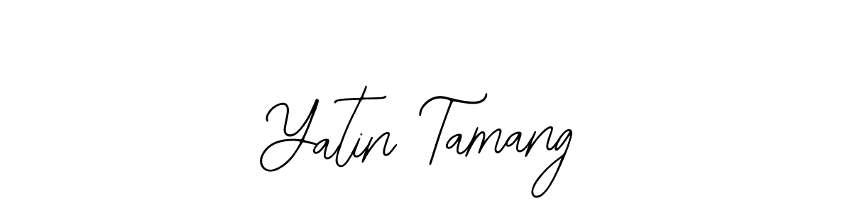 Create a beautiful signature design for name Yatin Tamang. With this signature (Bearetta-2O07w) fonts, you can make a handwritten signature for free. Yatin Tamang signature style 12 images and pictures png