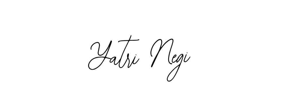 Design your own signature with our free online signature maker. With this signature software, you can create a handwritten (Bearetta-2O07w) signature for name Yatri Negi. Yatri Negi signature style 12 images and pictures png