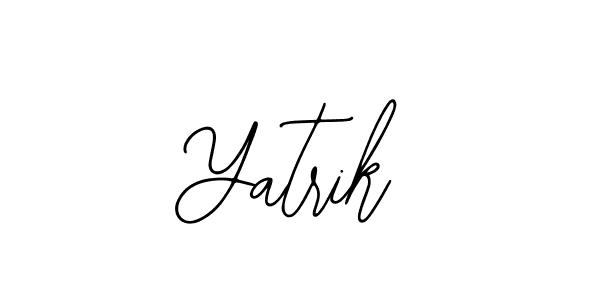 Create a beautiful signature design for name Yatrik. With this signature (Bearetta-2O07w) fonts, you can make a handwritten signature for free. Yatrik signature style 12 images and pictures png