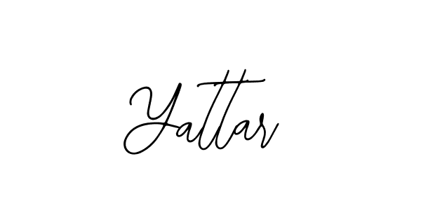 How to make Yattar name signature. Use Bearetta-2O07w style for creating short signs online. This is the latest handwritten sign. Yattar signature style 12 images and pictures png