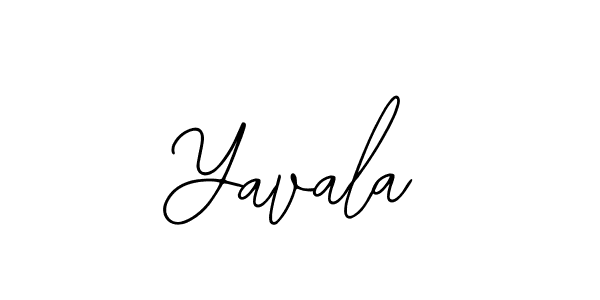 How to make Yavala signature? Bearetta-2O07w is a professional autograph style. Create handwritten signature for Yavala name. Yavala signature style 12 images and pictures png