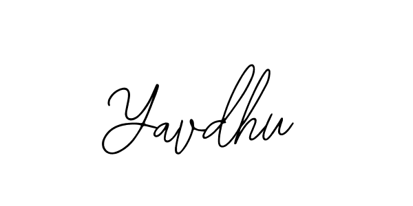 The best way (Bearetta-2O07w) to make a short signature is to pick only two or three words in your name. The name Yavdhu include a total of six letters. For converting this name. Yavdhu signature style 12 images and pictures png