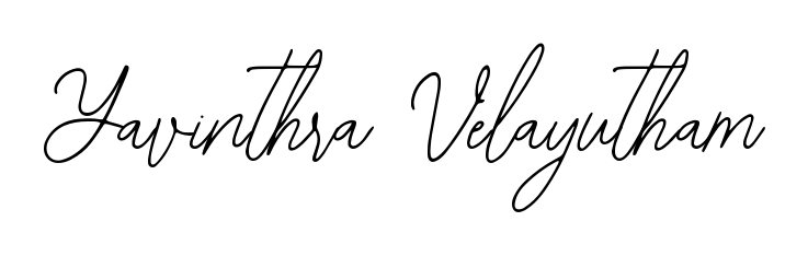 Make a beautiful signature design for name Yavinthra Velayutham. Use this online signature maker to create a handwritten signature for free. Yavinthra Velayutham signature style 12 images and pictures png