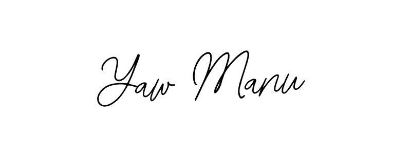 Yaw Manu stylish signature style. Best Handwritten Sign (Bearetta-2O07w) for my name. Handwritten Signature Collection Ideas for my name Yaw Manu. Yaw Manu signature style 12 images and pictures png