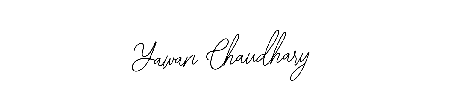 The best way (Bearetta-2O07w) to make a short signature is to pick only two or three words in your name. The name Yawan Chaudhary include a total of six letters. For converting this name. Yawan Chaudhary signature style 12 images and pictures png