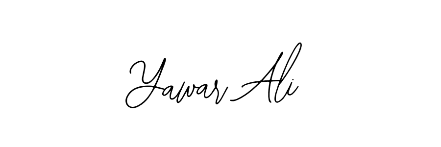 How to make Yawar Ali signature? Bearetta-2O07w is a professional autograph style. Create handwritten signature for Yawar Ali name. Yawar Ali signature style 12 images and pictures png