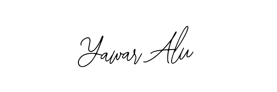 Also we have Yawar Alu name is the best signature style. Create professional handwritten signature collection using Bearetta-2O07w autograph style. Yawar Alu signature style 12 images and pictures png