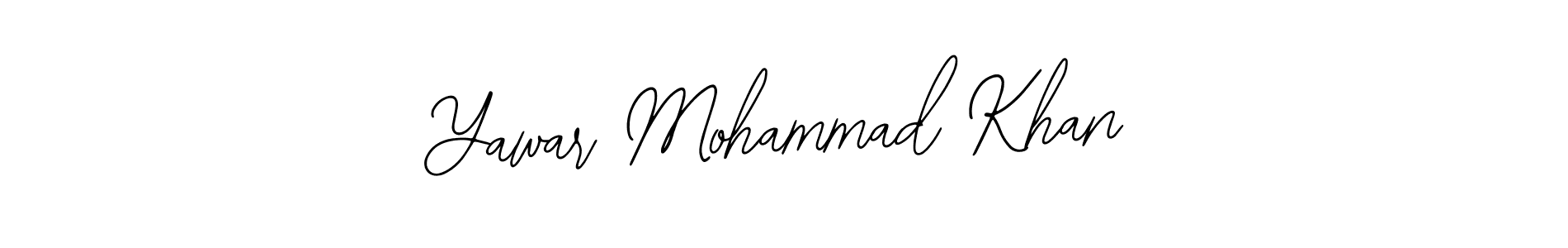 if you are searching for the best signature style for your name Yawar Mohammad Khan. so please give up your signature search. here we have designed multiple signature styles  using Bearetta-2O07w. Yawar Mohammad Khan signature style 12 images and pictures png