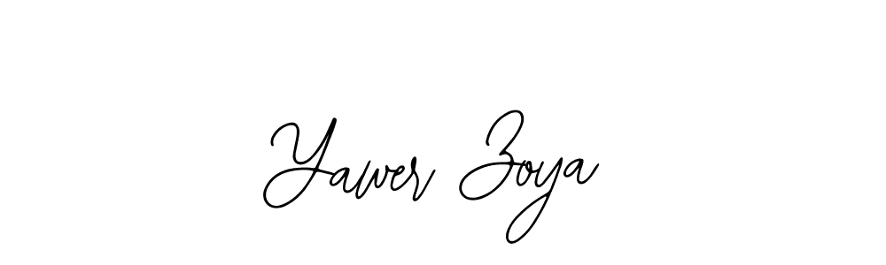 Best and Professional Signature Style for Yawer Zoya. Bearetta-2O07w Best Signature Style Collection. Yawer Zoya signature style 12 images and pictures png