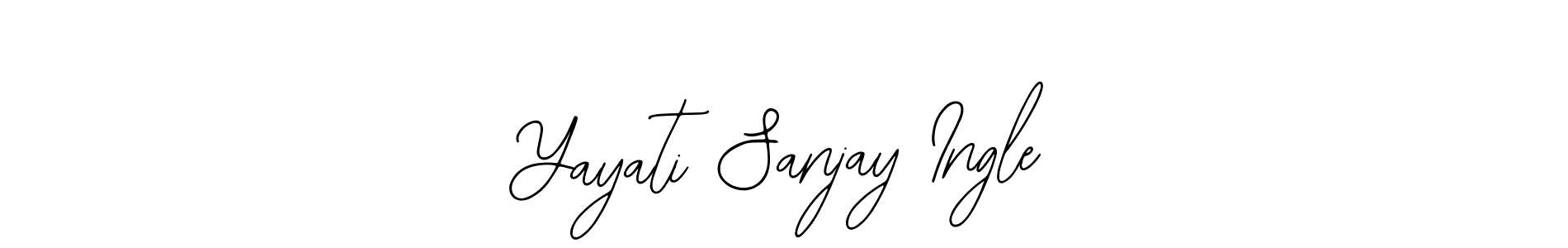 You can use this online signature creator to create a handwritten signature for the name Yayati Sanjay Ingle. This is the best online autograph maker. Yayati Sanjay Ingle signature style 12 images and pictures png