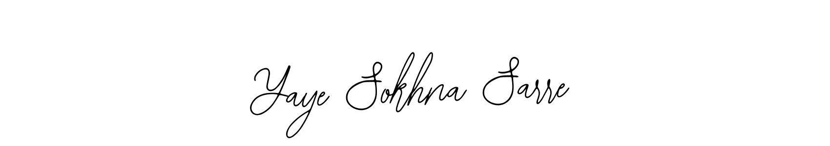 Design your own signature with our free online signature maker. With this signature software, you can create a handwritten (Bearetta-2O07w) signature for name Yaye Sokhna Sarre. Yaye Sokhna Sarre signature style 12 images and pictures png