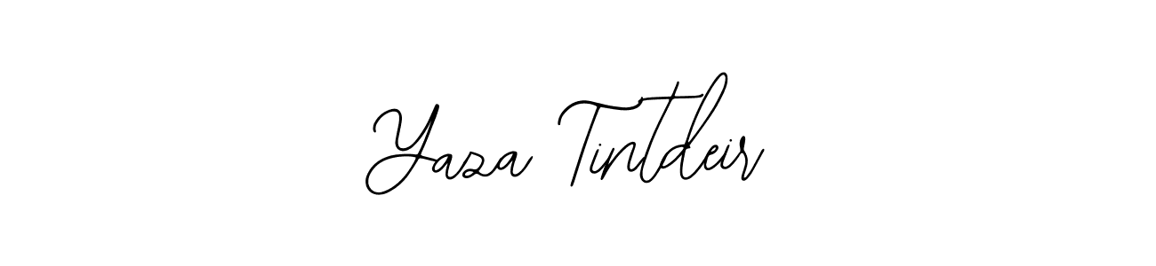 Similarly Bearetta-2O07w is the best handwritten signature design. Signature creator online .You can use it as an online autograph creator for name Yaza Tintdeir. Yaza Tintdeir signature style 12 images and pictures png