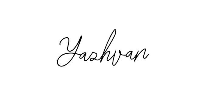 You should practise on your own different ways (Bearetta-2O07w) to write your name (Yazhvan) in signature. don't let someone else do it for you. Yazhvan signature style 12 images and pictures png