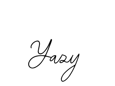 Make a beautiful signature design for name Yazy. With this signature (Bearetta-2O07w) style, you can create a handwritten signature for free. Yazy signature style 12 images and pictures png