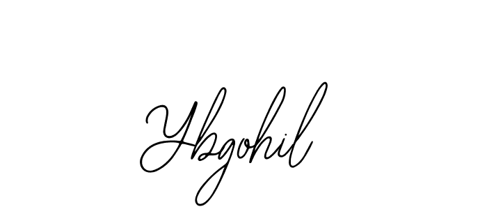 How to make Ybgohil signature? Bearetta-2O07w is a professional autograph style. Create handwritten signature for Ybgohil name. Ybgohil signature style 12 images and pictures png