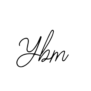 Also we have Ybm name is the best signature style. Create professional handwritten signature collection using Bearetta-2O07w autograph style. Ybm signature style 12 images and pictures png