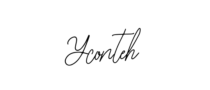 Yconteh stylish signature style. Best Handwritten Sign (Bearetta-2O07w) for my name. Handwritten Signature Collection Ideas for my name Yconteh. Yconteh signature style 12 images and pictures png