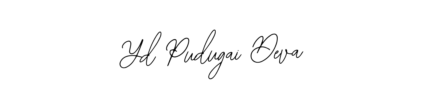 The best way (Bearetta-2O07w) to make a short signature is to pick only two or three words in your name. The name Yd Pudugai Deva include a total of six letters. For converting this name. Yd Pudugai Deva signature style 12 images and pictures png