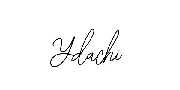 Use a signature maker to create a handwritten signature online. With this signature software, you can design (Bearetta-2O07w) your own signature for name Ydachi. Ydachi signature style 12 images and pictures png