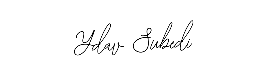 if you are searching for the best signature style for your name Ydav Subedi. so please give up your signature search. here we have designed multiple signature styles  using Bearetta-2O07w. Ydav Subedi signature style 12 images and pictures png