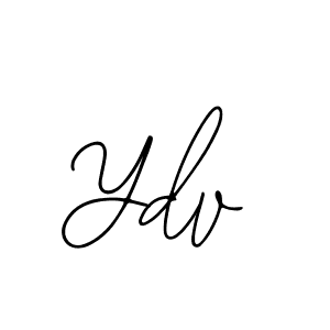 Create a beautiful signature design for name Ydv. With this signature (Bearetta-2O07w) fonts, you can make a handwritten signature for free. Ydv signature style 12 images and pictures png