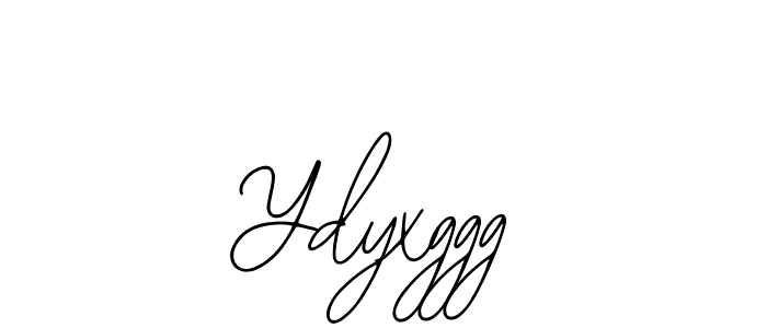 How to make Ydyxggg signature? Bearetta-2O07w is a professional autograph style. Create handwritten signature for Ydyxggg name. Ydyxggg signature style 12 images and pictures png